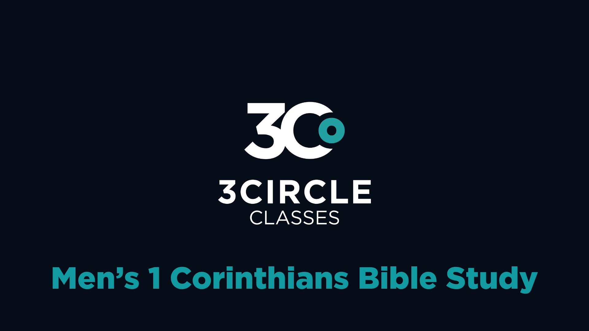 Men's 1 Corinthians Bible Study